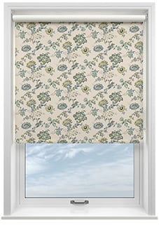 Land & Shore Orchard (Blackout), Green - Roller Blind